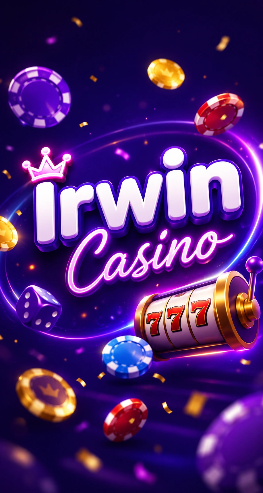 Prévia da landing de afiliado de Irwin Casino